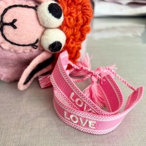 ❤️‍🔥❤️‍🔥Inspirational friendship bracelet with "LOVE" embroidered 2/Set